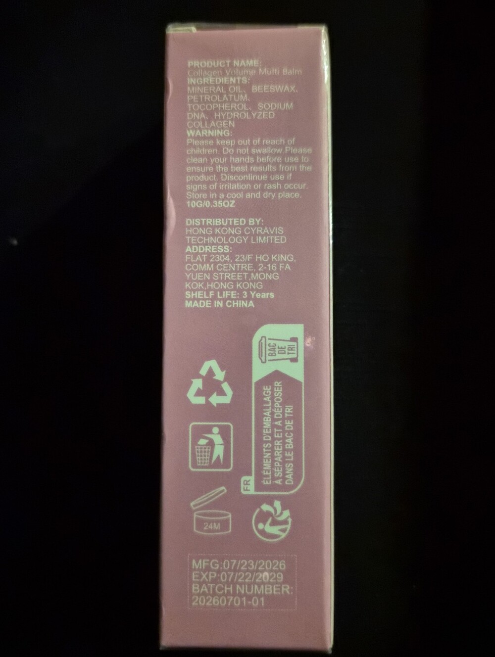 NIB Medicube PDRN Pink Collagen Volume Multi Balm Stick - 10g - Picture 3 of 5